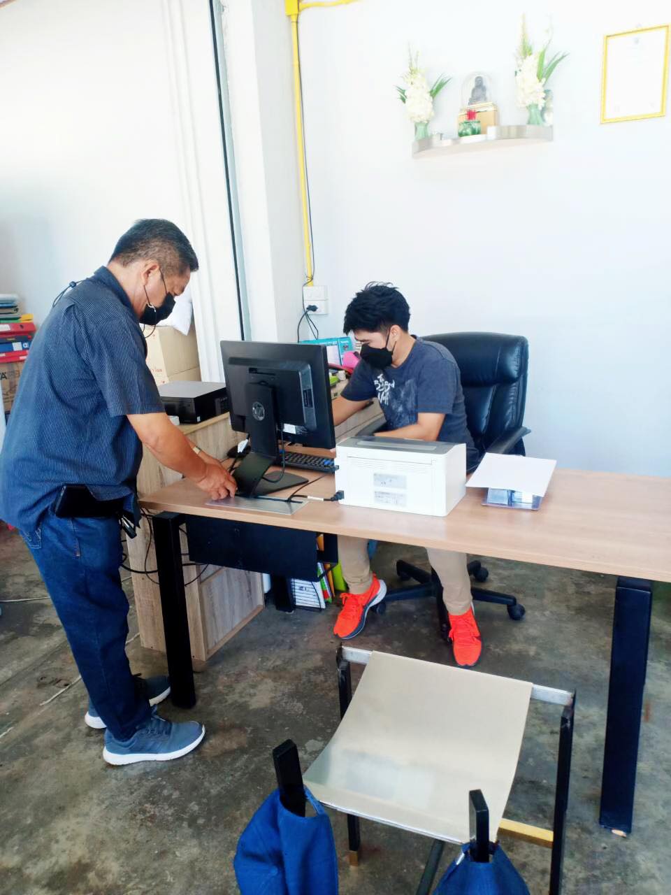 งานติดตั้งคอมพิวเตอร์ตั้งโต๊ะ... - ช่างเบิ้ล Computer&Mobile