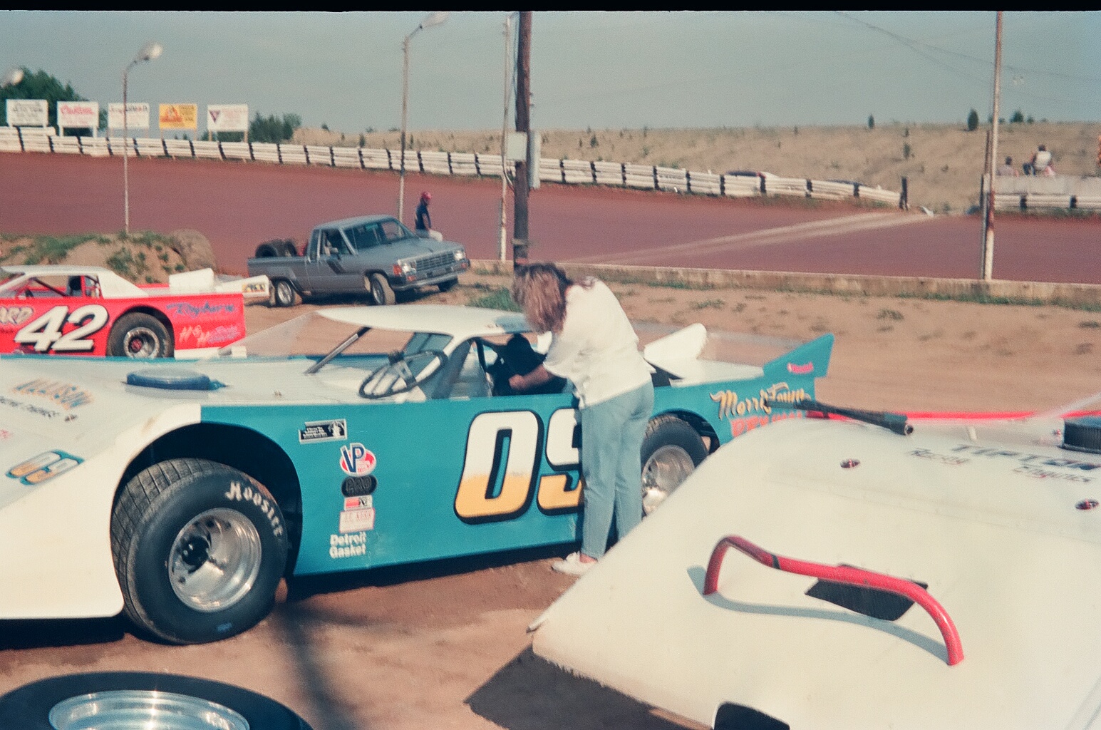 Dirt Late Models 1987-1995 | Clay Kelly's daughter Tara works on his ...