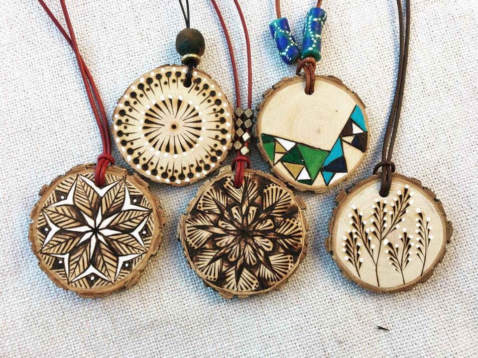 These Old Woods Pyrography