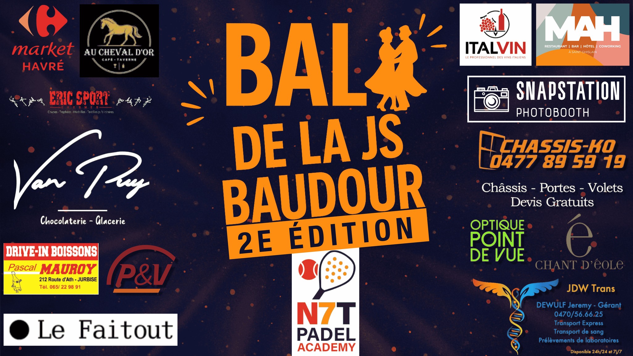 Bal de la JS Baudour | 2e Édition 🎉💃
