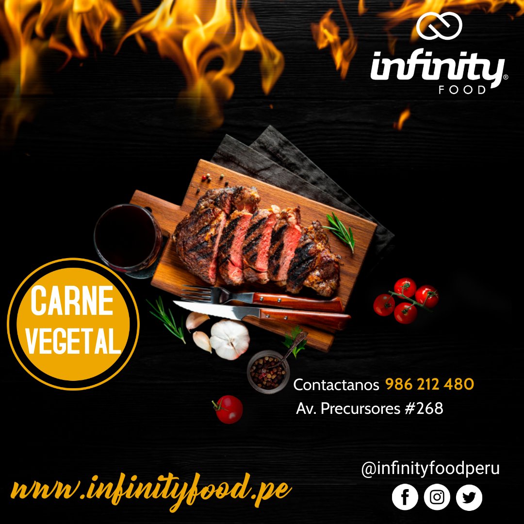 Infinity Food - La mejor Carne Vegetal la tenemos aquí en...