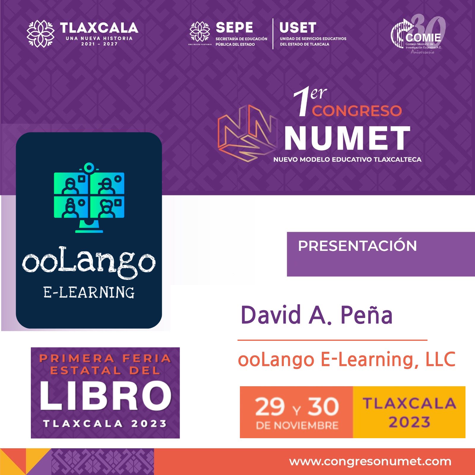 David - 💥💻 Listo para estar en 1er Congreso Educativa NUMET Tlaxcala ...