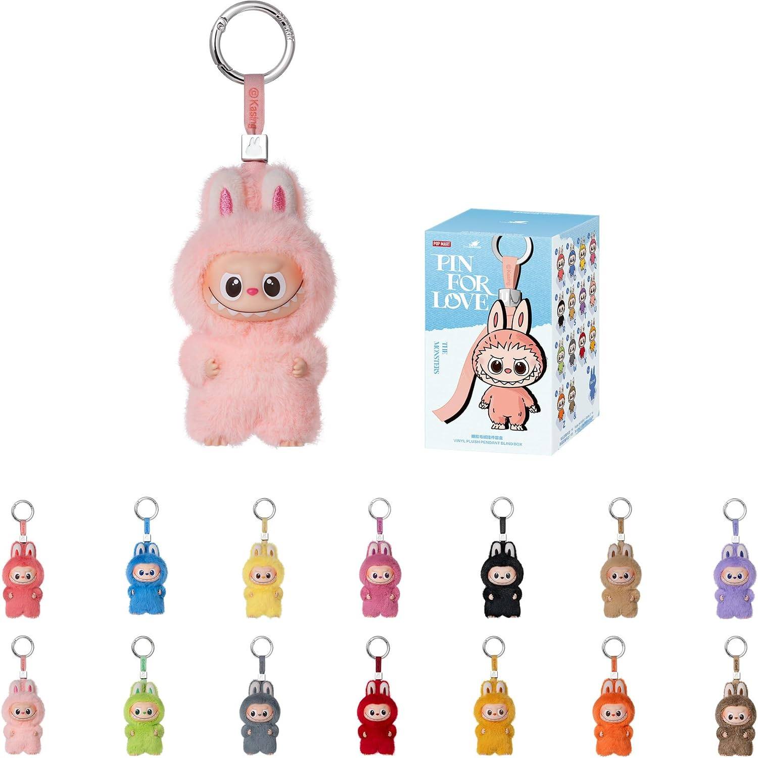 THE MONSTERS PIN FOR LOVE SERIES - VINYL PLUSH PENDANT BLIND BOX
