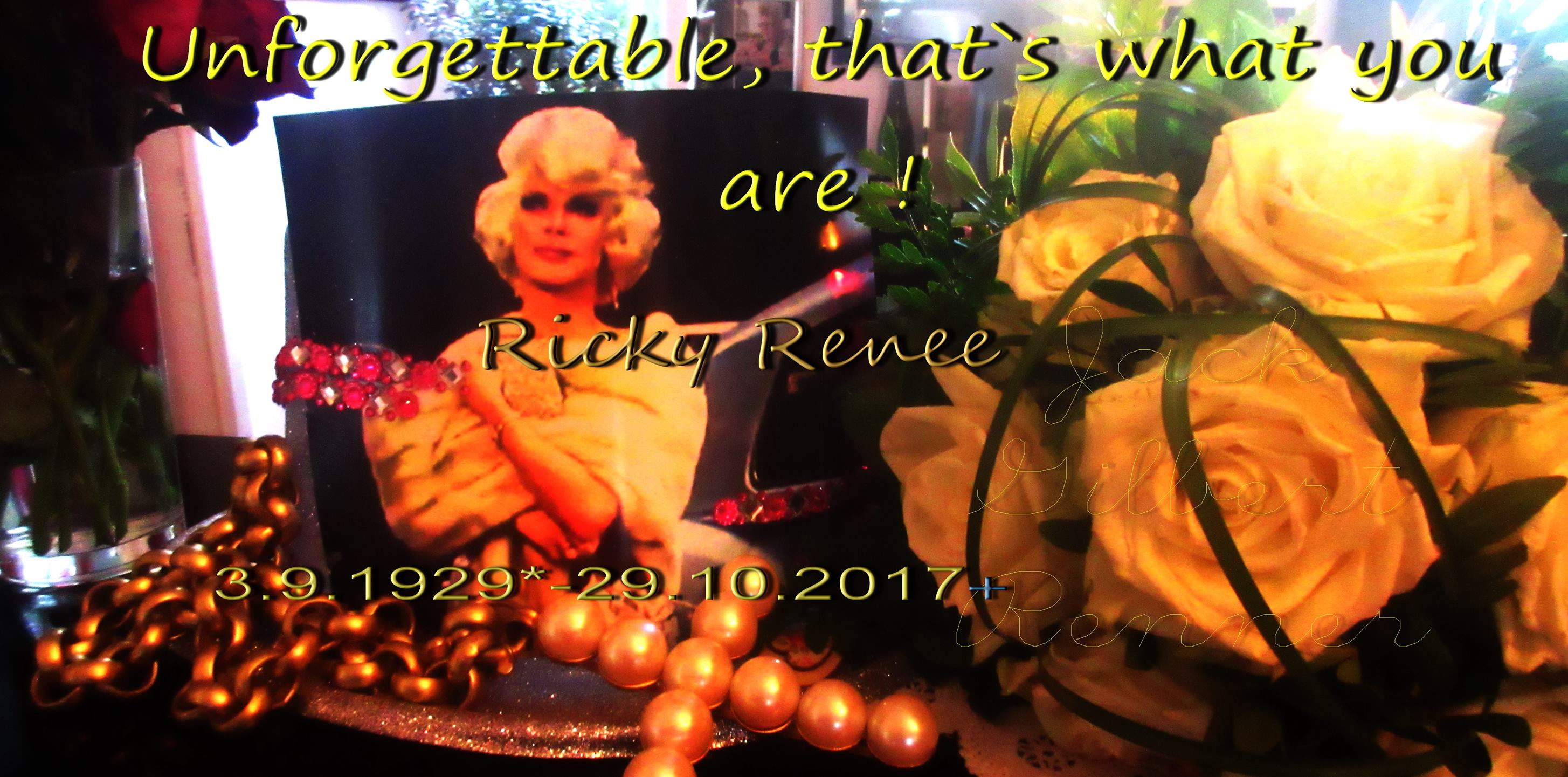 Life was a Cabaret for Ricky Renee