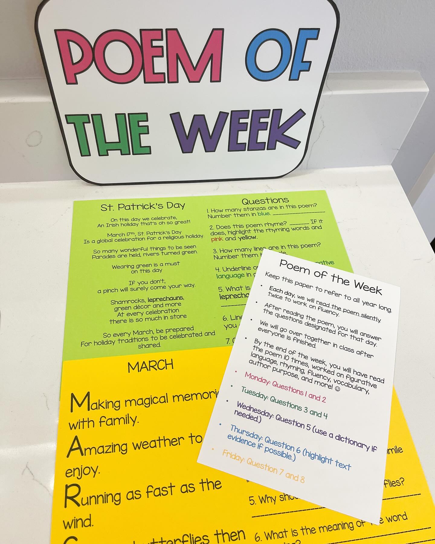 Adding Poem of the Week to... - Hillary's Teaching Adventures | Facebook