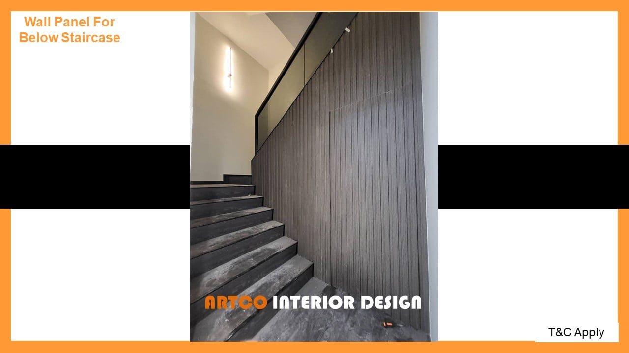 👉🏻 Wall Panel For Below Staircase... - Artco Interior Design