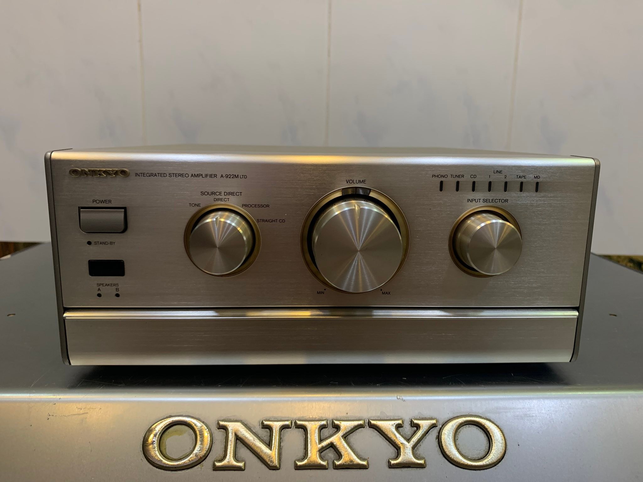 オーディオ機器 整備済 程度良 ONKYOオンキョー プリメイン A-922M LTD