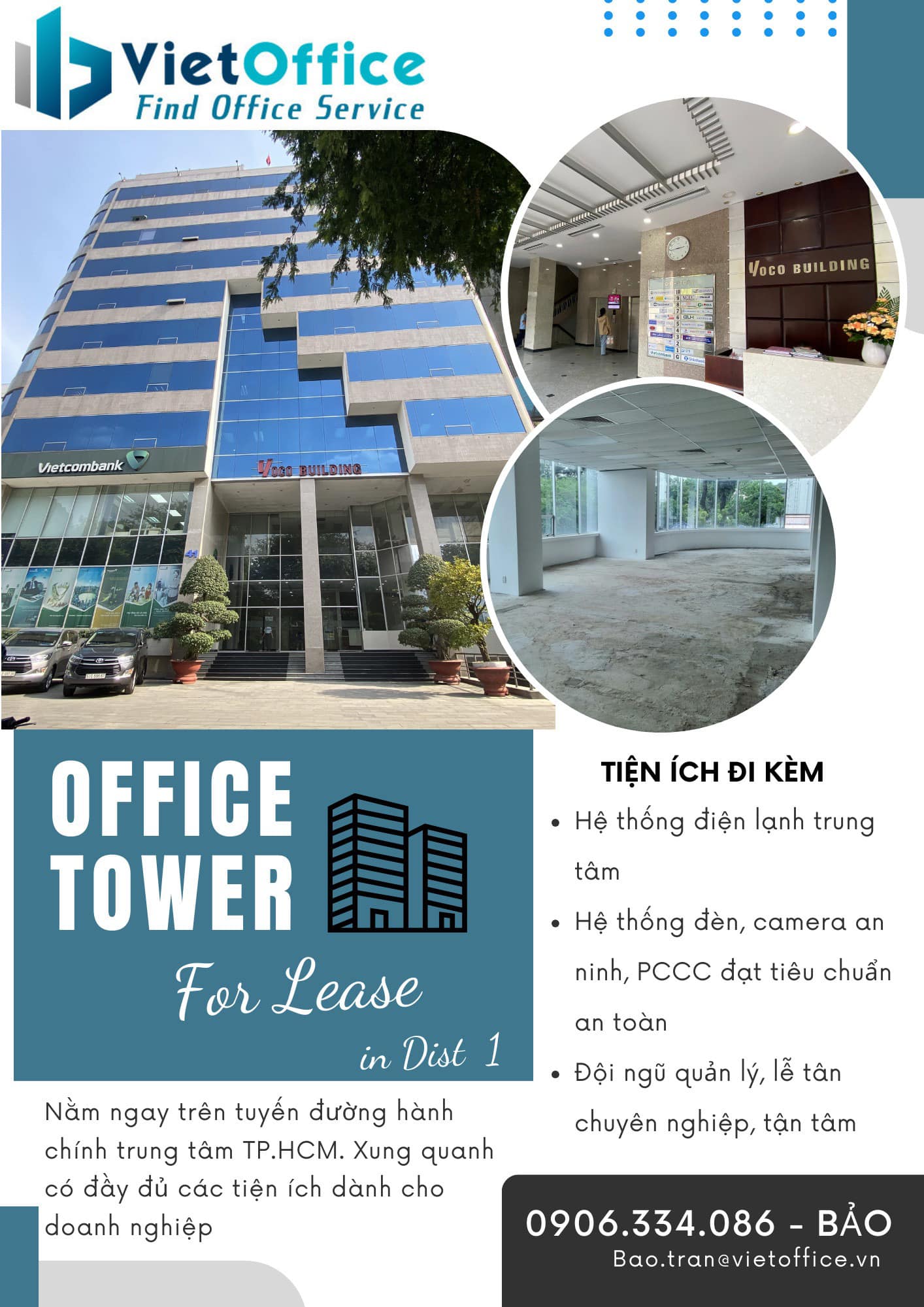 Office for lease HCMC - Việt Office | Ho Chi Minh City