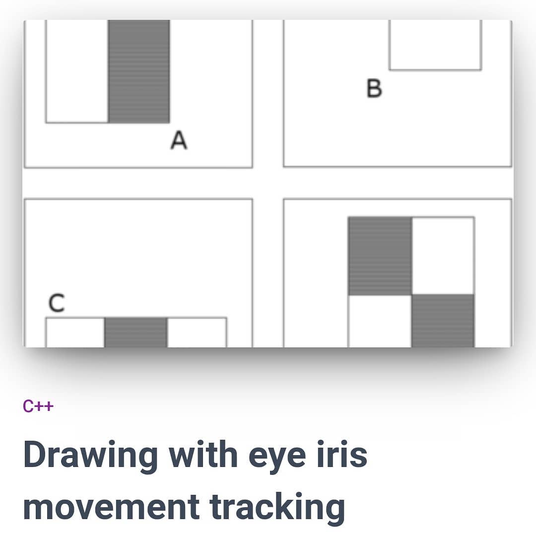 ProjectsFlix - this project is about drawing with eye movement.. Link ...