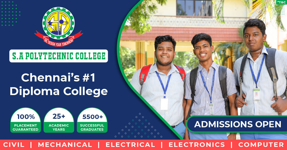 S A Polytechnic College | Chennai