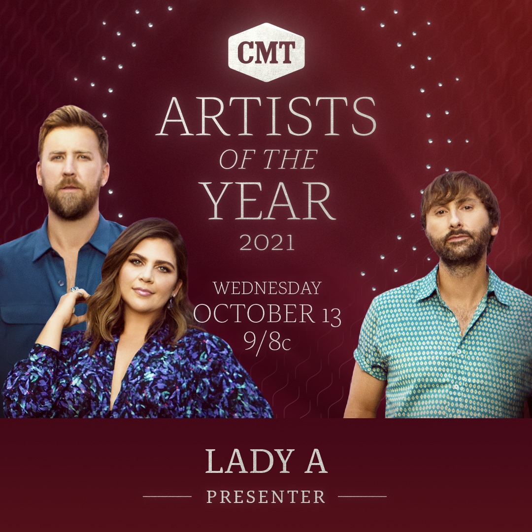 Lady A - As a previous CMT Artists of the Year honoree, we...