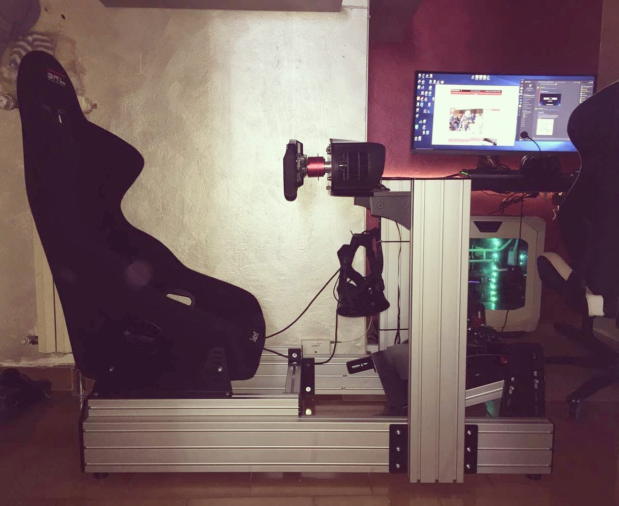 Sim Race Components - ️SRC-PRO V2 rig, Horizontal Wheel Desk & SRC-GT1 ...