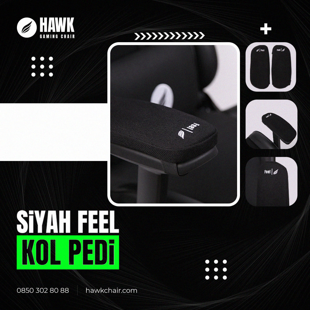 Rahatlığınız Önceliğimiz! Siyah Feel... - Hawk Gaming Chair