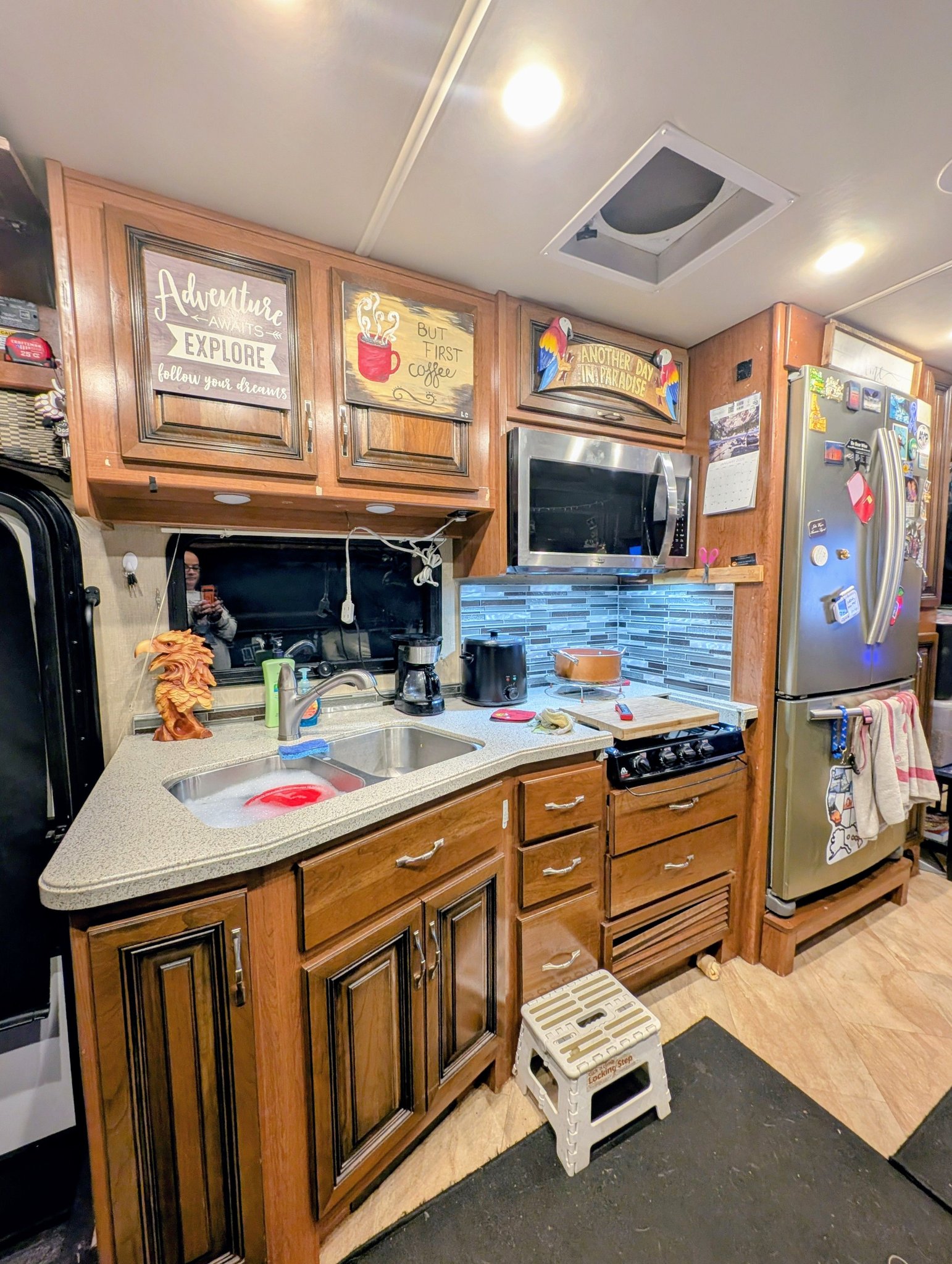 Brandy - They said “You can’t really cook in an RV.” 😂😂😂 This tiny ...