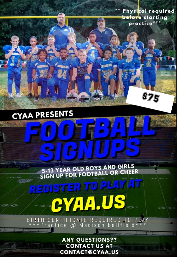 CYAA - It's that time of year again! Football and Cheer... | Facebook