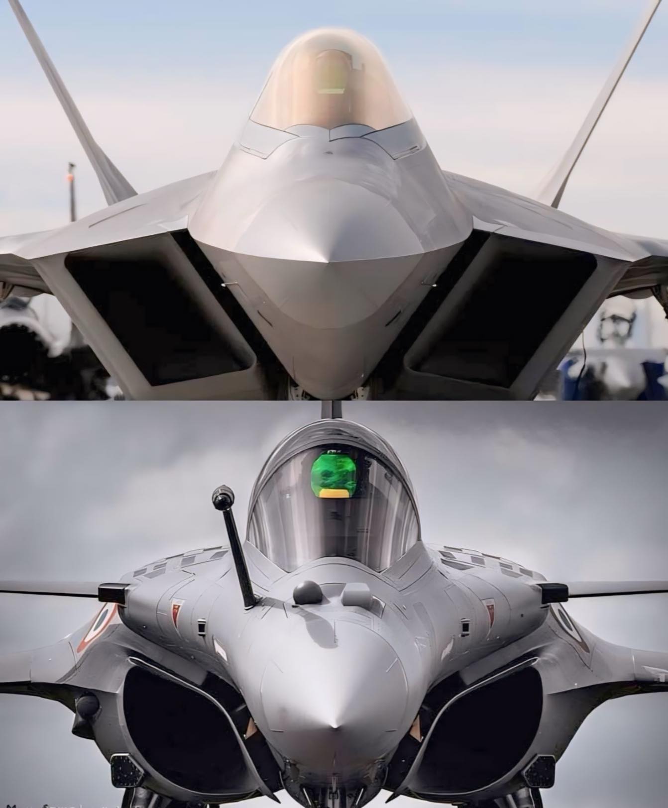 Aviation Lover - Lockheed Martin F-22 Raptor VS Rafale 🇺🇸🇫🇷 | Facebook