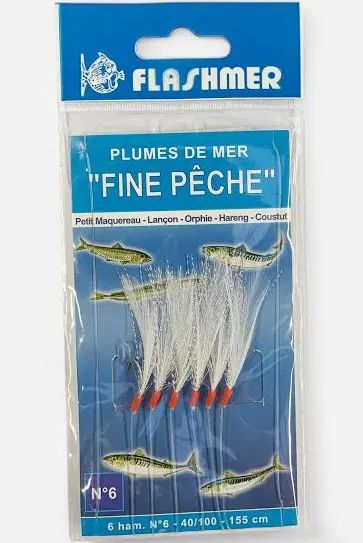 Plumes pour la peche au maquereau - Target Baits Leurres