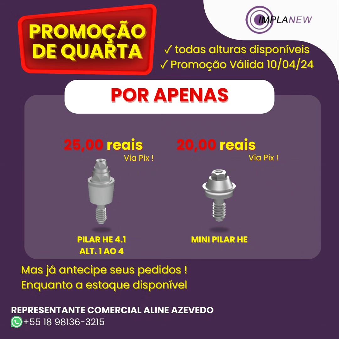Try Wulan Septianiさんの専門ページ 🦷🔩 COMPONENTES PROTÉTICOS DE PRIMEIRO LINHA 🦷🔩 COMPATÍVEIS COM