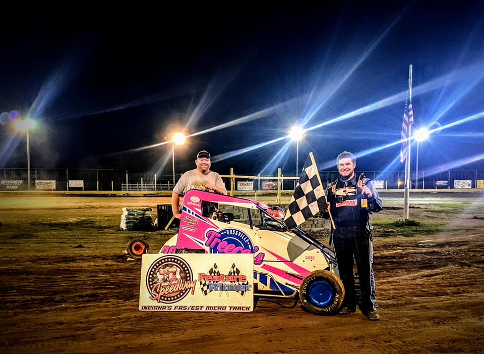 US 24 Speedway - The evening's final race, OUTLAW...