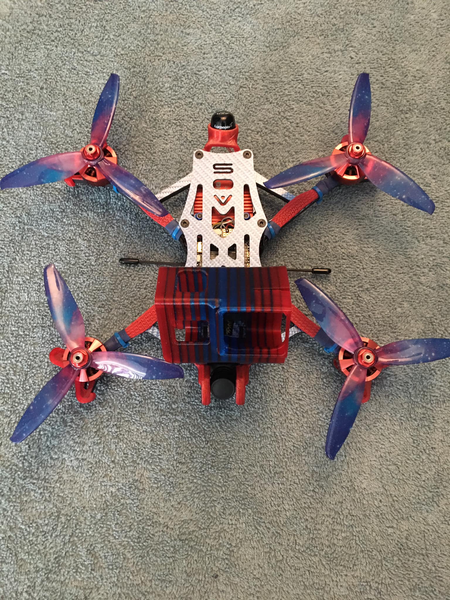 HDZero Gamma AIO drone build with Xnova 1804 motors