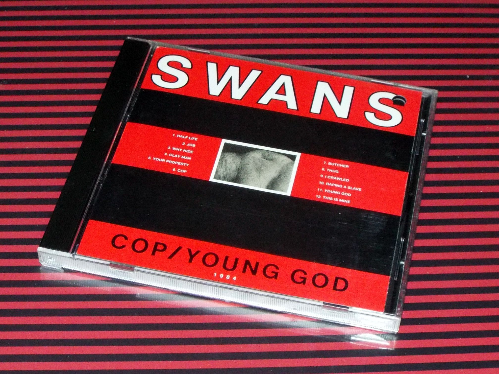 Swans - Cop 1984 vinyl record playing