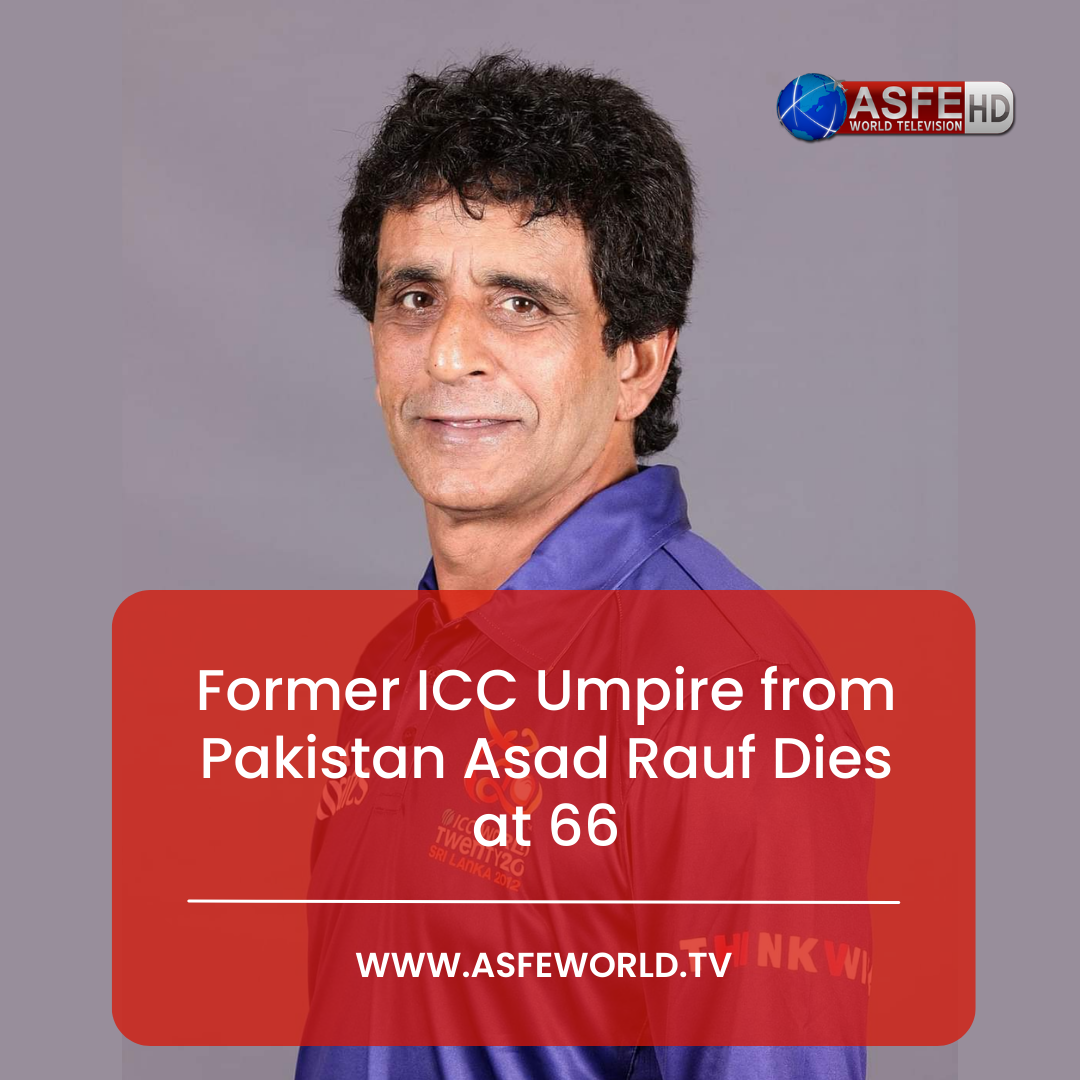 ASFE World TV - Former Pakistani umpire Asad Rauf, who was...