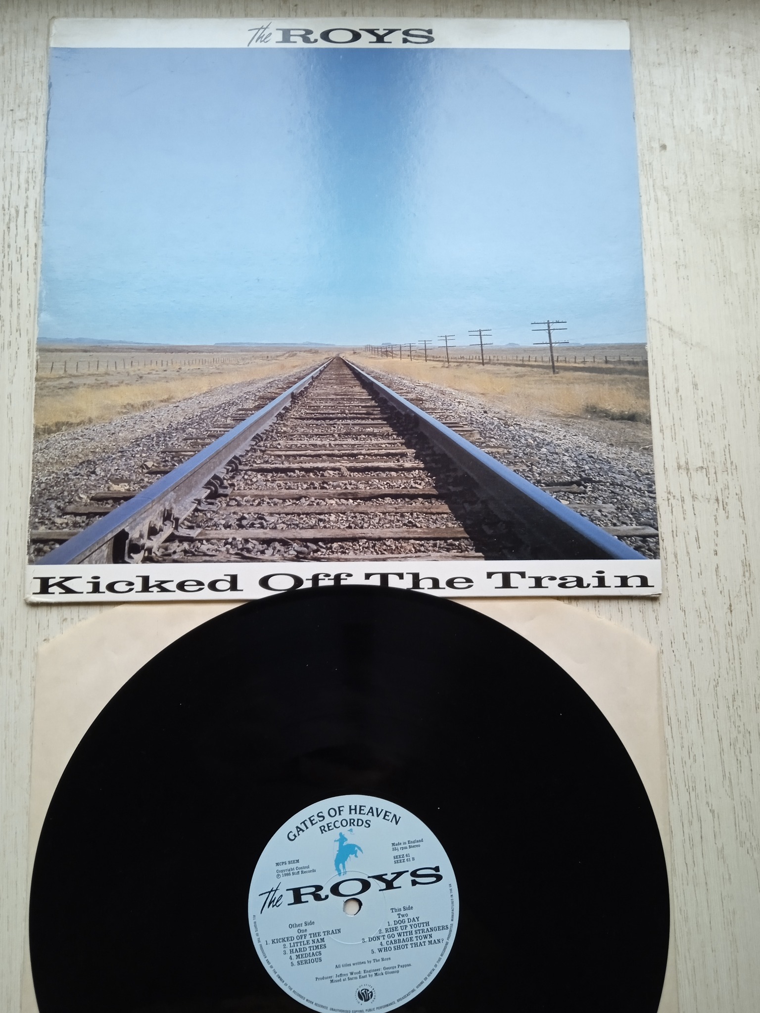 The Roys 1986 album Kicked Off The Train