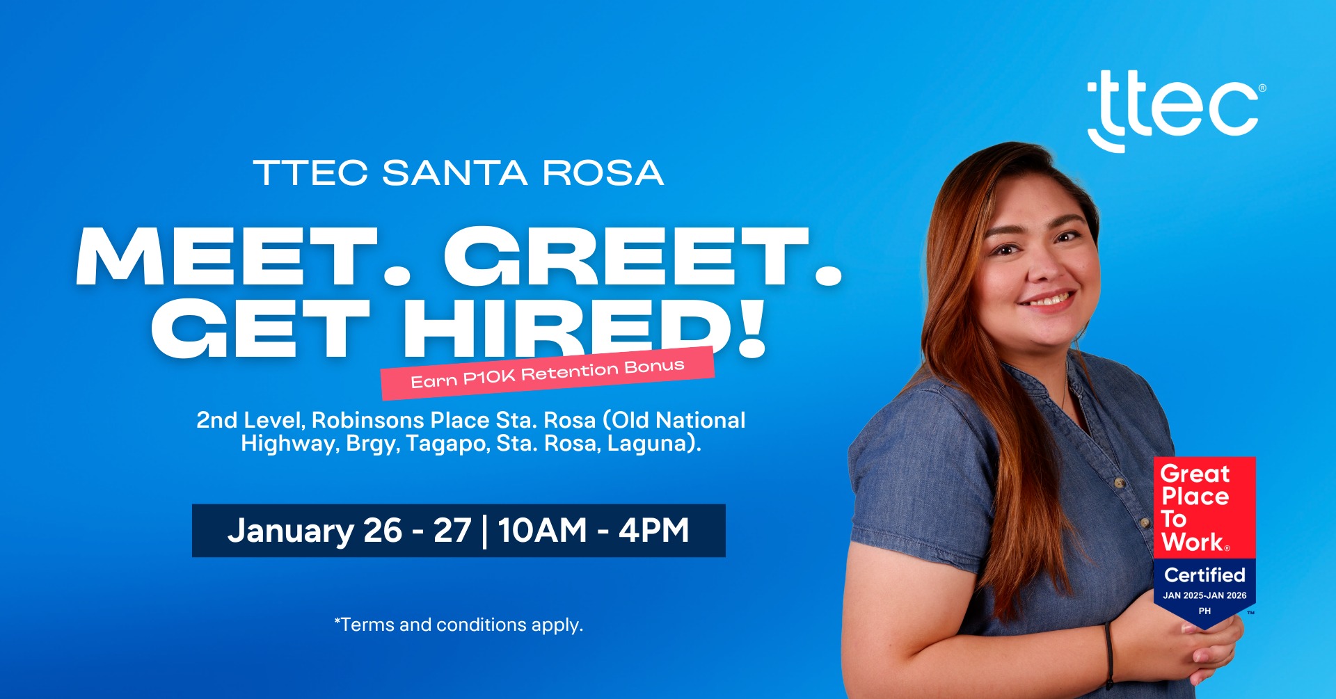 TTEC Santa Rosa Open House Recruitment