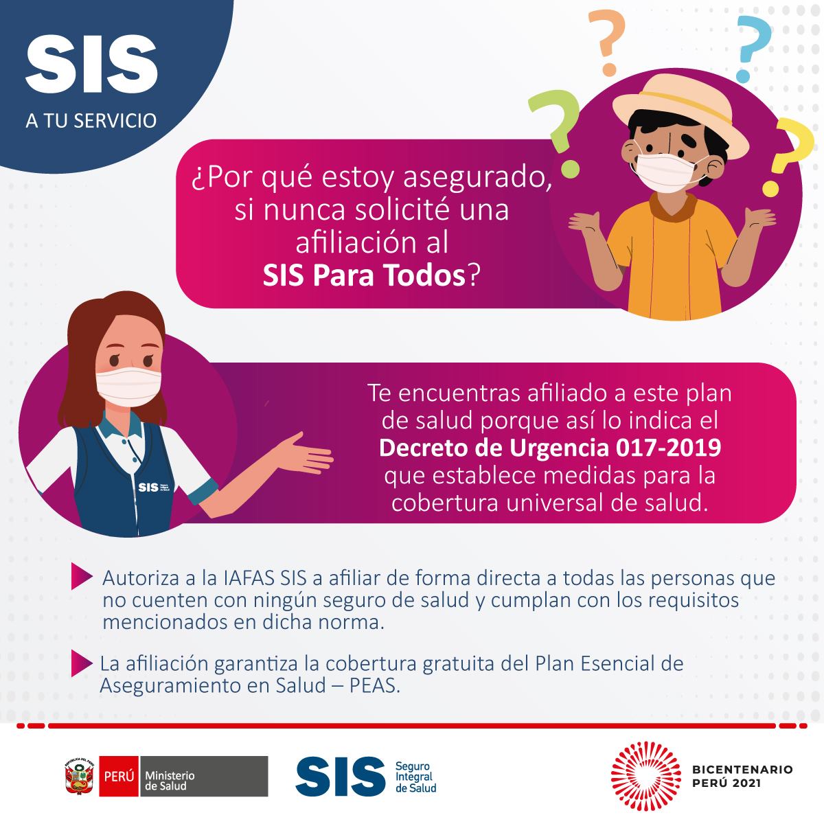 📣¿Por qué estoy asegurado, si... - Seguro Integral de Salud