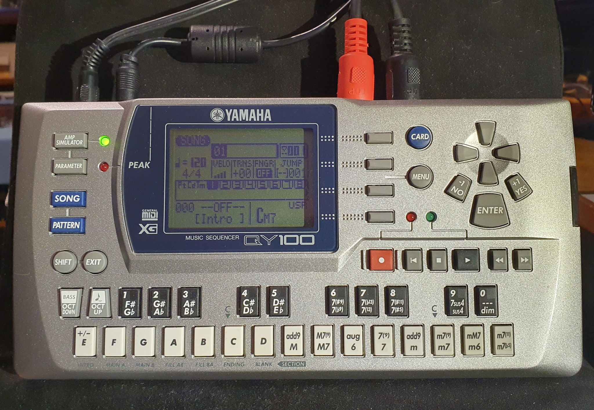 Yamaha QY700 synth and sequencer setup