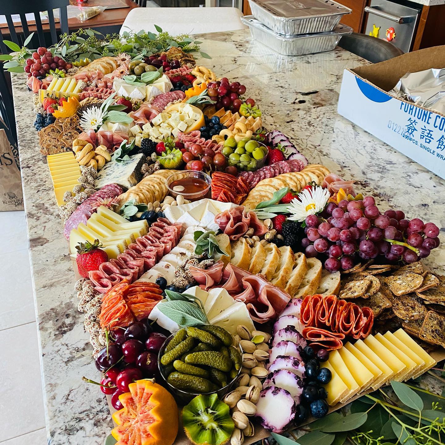 Fig&Bleu - Grazing table #2 from this past weekend. This style is a ...