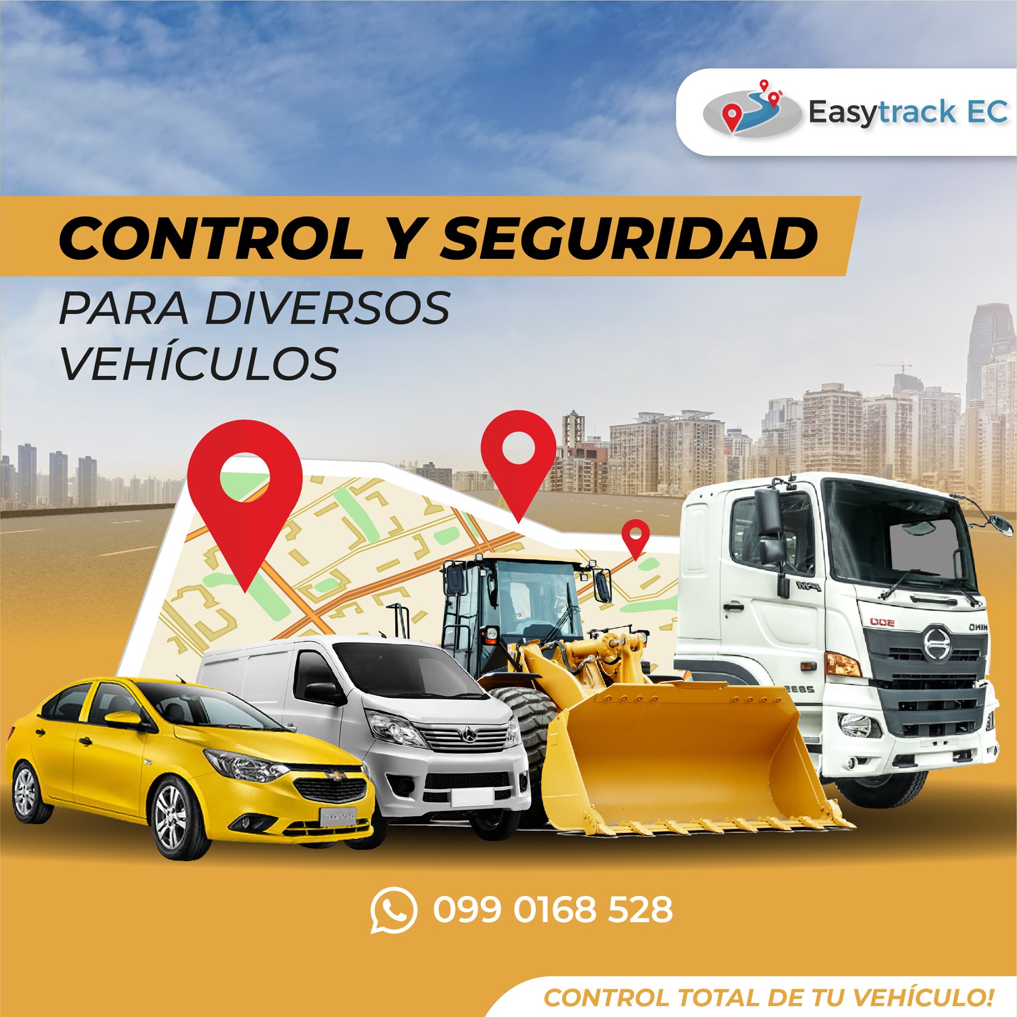 EasyTrack EC - 🚗🚕🚌🚛 ¡CONTROL Y SEGURIDAD PARA DIVERSOS...
