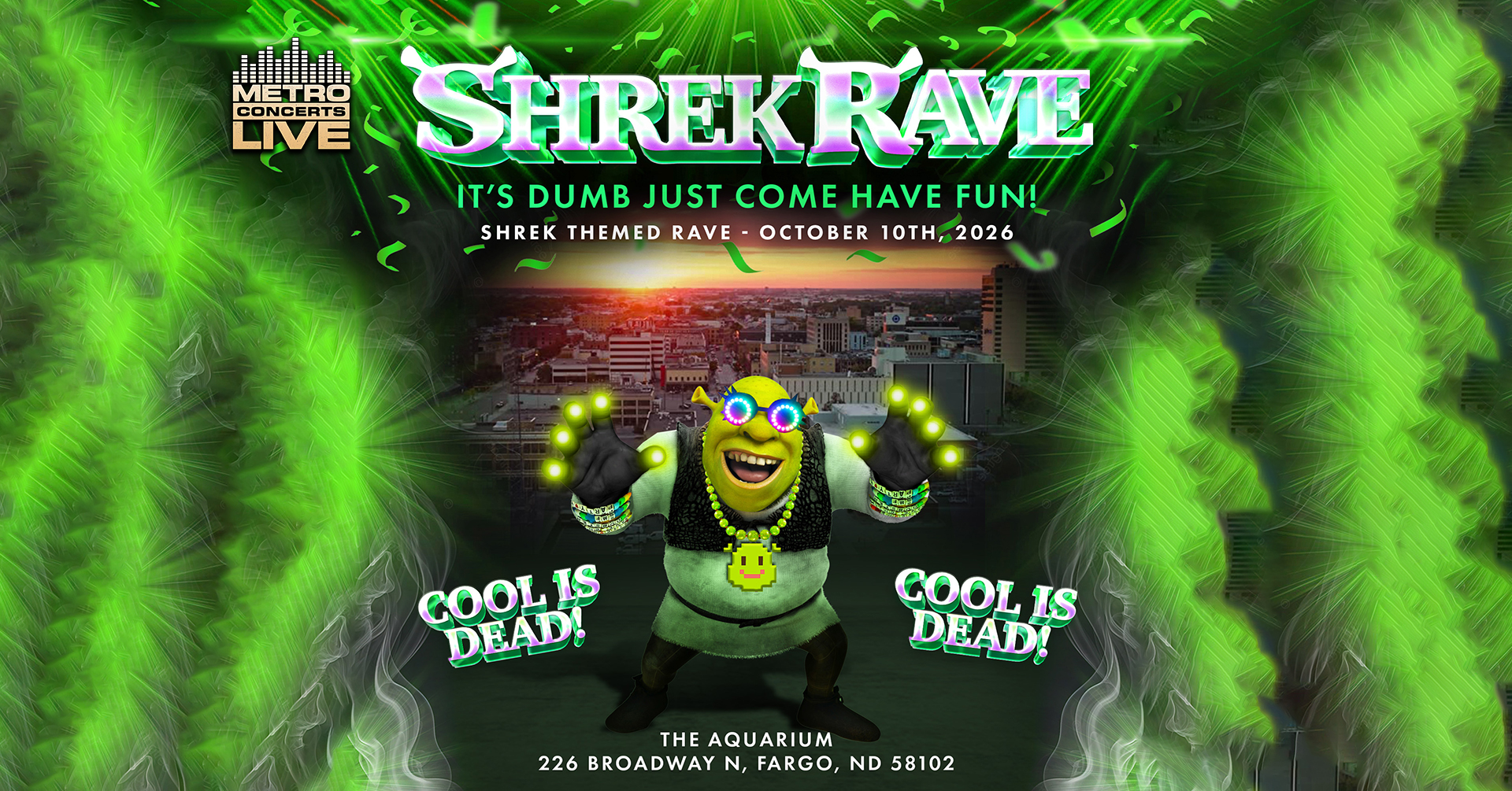 SHREK RAVE at The Aquarium