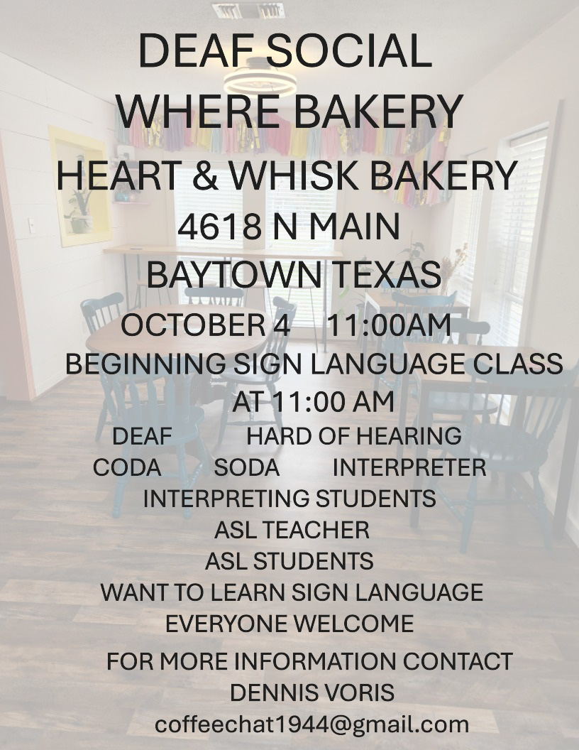 Houston ASL Interpreter Student Association | The Loving Hands Deaf ...
