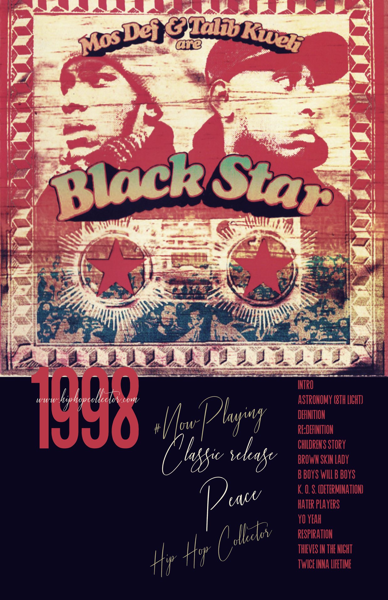 Currently listening to some Black Star ( Mos Def & Talib Kweli