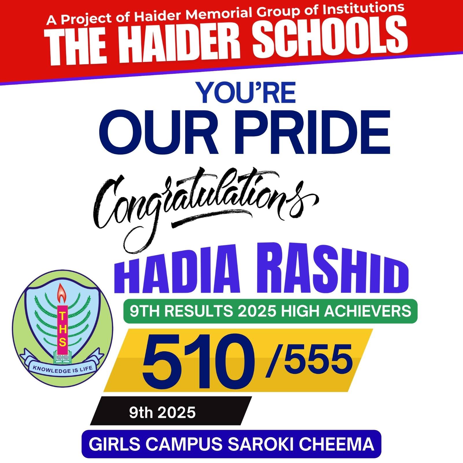 The Haider Schools Kalasky Campus | Gujranwala