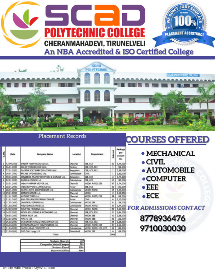 SCAD | Tirunelveli