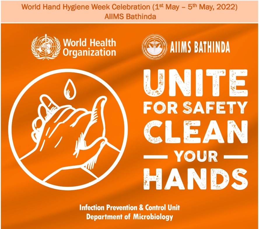AIIMS - AIIMS Bathinda is celebrating World Hand Hygiene Week (1st May ...