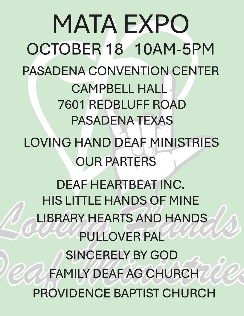 Houston ASL Interpreter Student Association | The Loving Hands Deaf ...