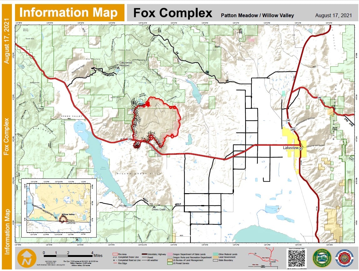 Here is today's map for the #FoxComplexFire. For a downloadable ...