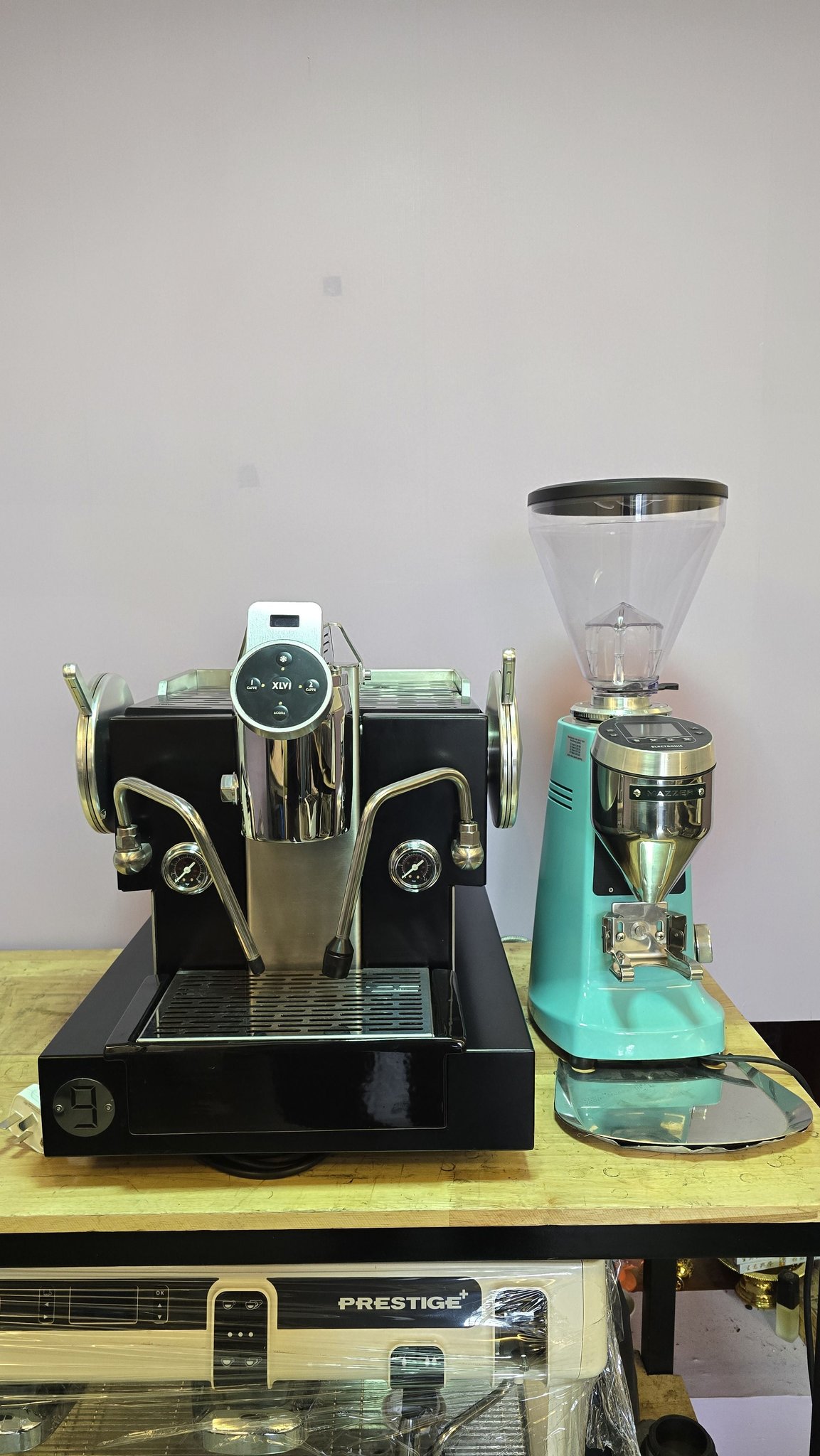 XLVI STH9 multi boilers and Mazzer Super Jolly V Pro coffee machines