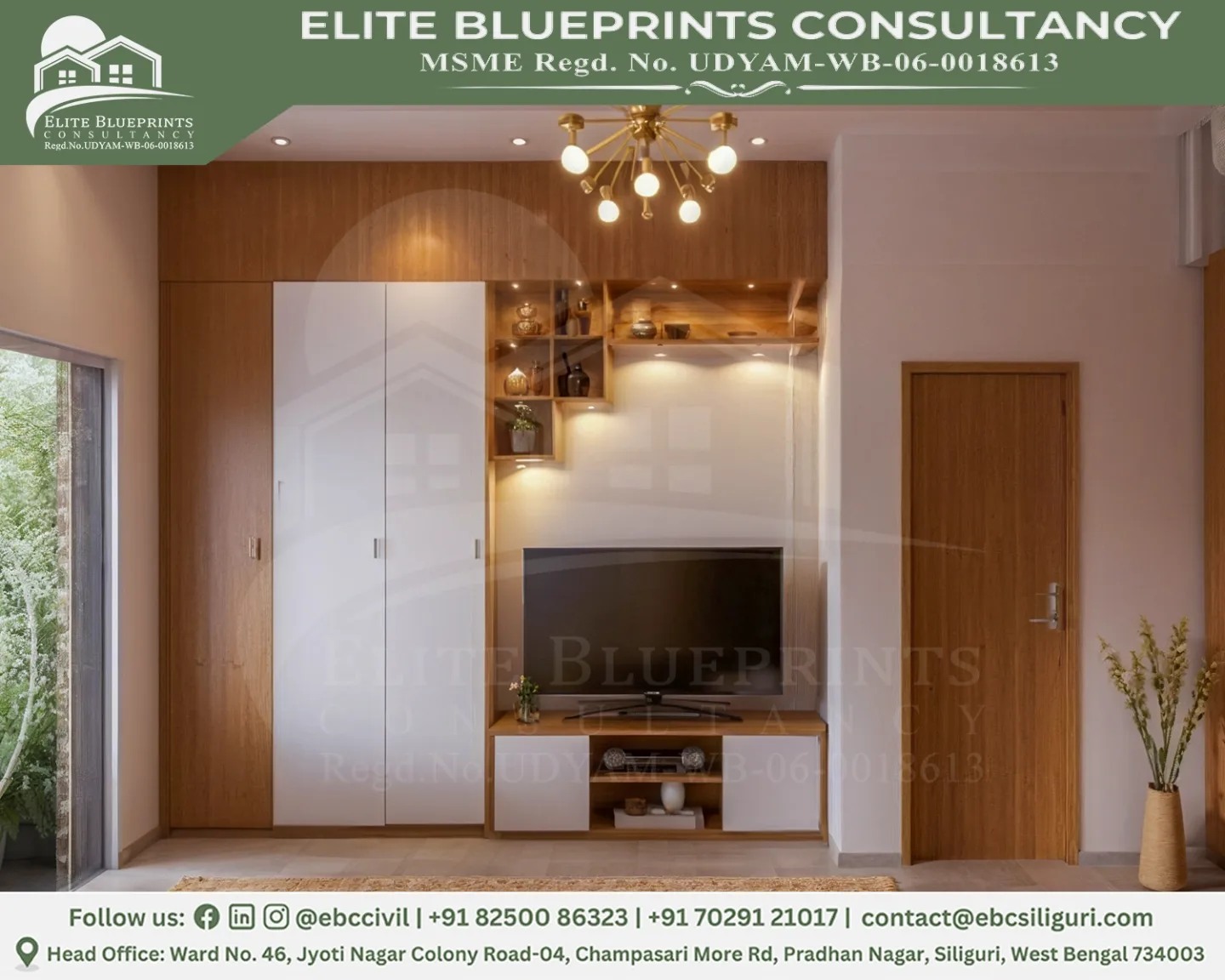 Elite - 🌟 Excited to unveil our latest interior design of a modern TV ...
