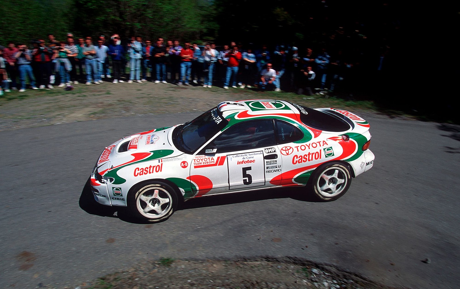 Corgi 1/43 Toyota Celica Turbo 4WD 1993 - Auriol/Occelli, Monte-Carlo N°3, AUTOGRAPHES Sur Boîte