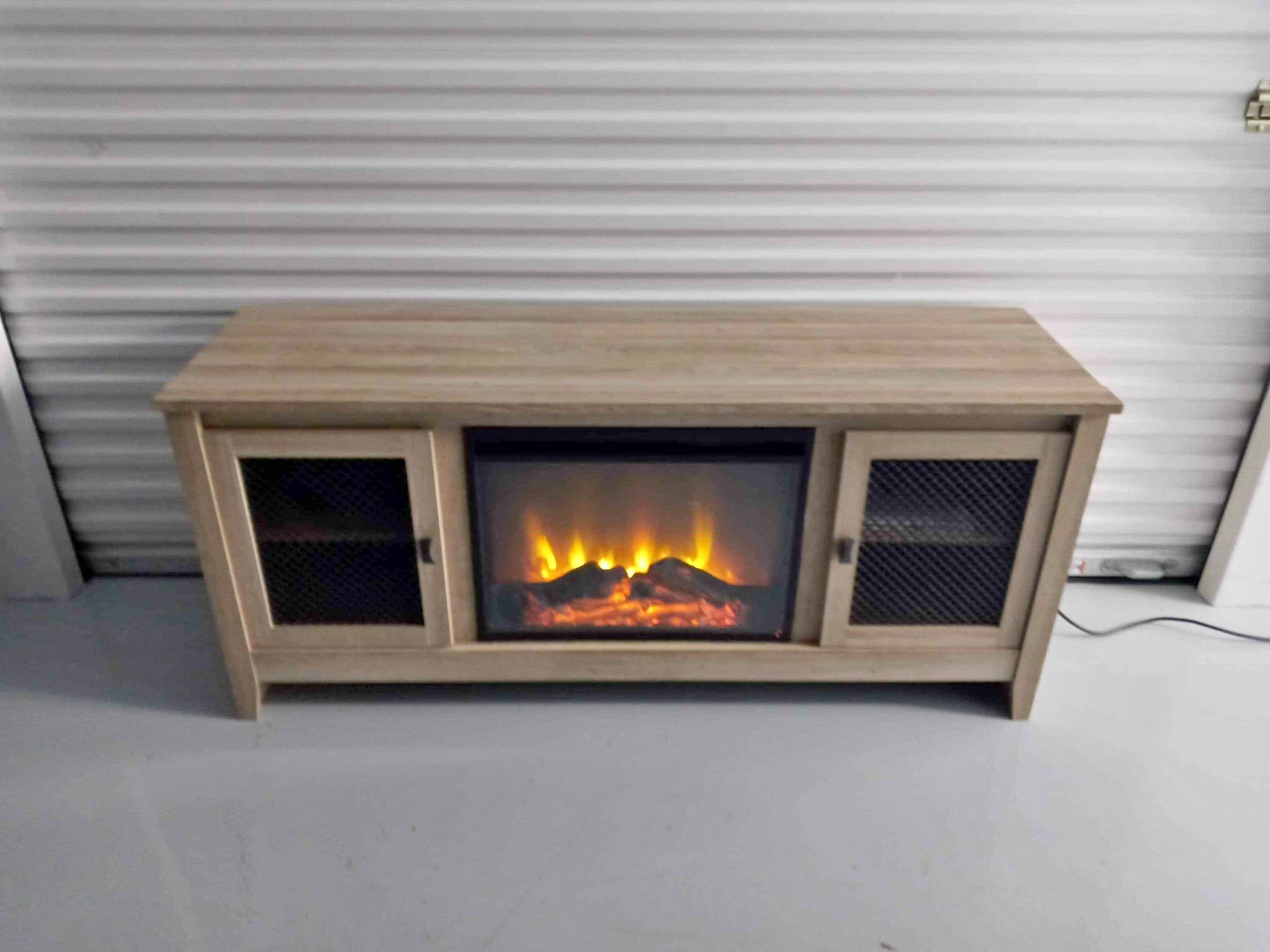 Electric fire place tv stand Entertainment Units & TV Stands