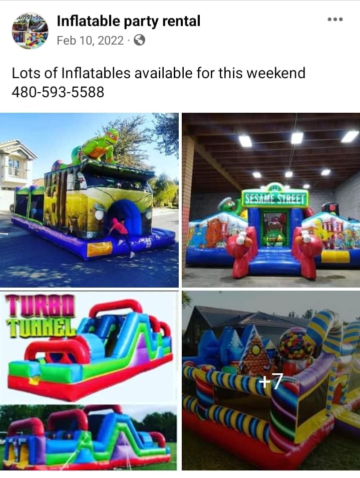 Inflatable party rental added a... - Inflatable party rental