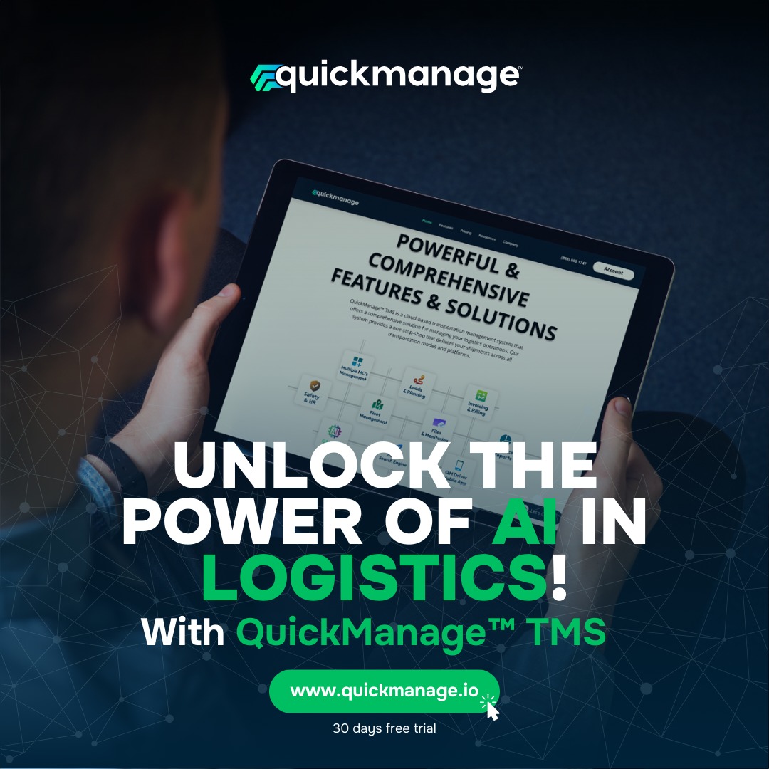 🚚 Unlock the Power of AI in Logistics!... - QuickManage Inc. | Facebook