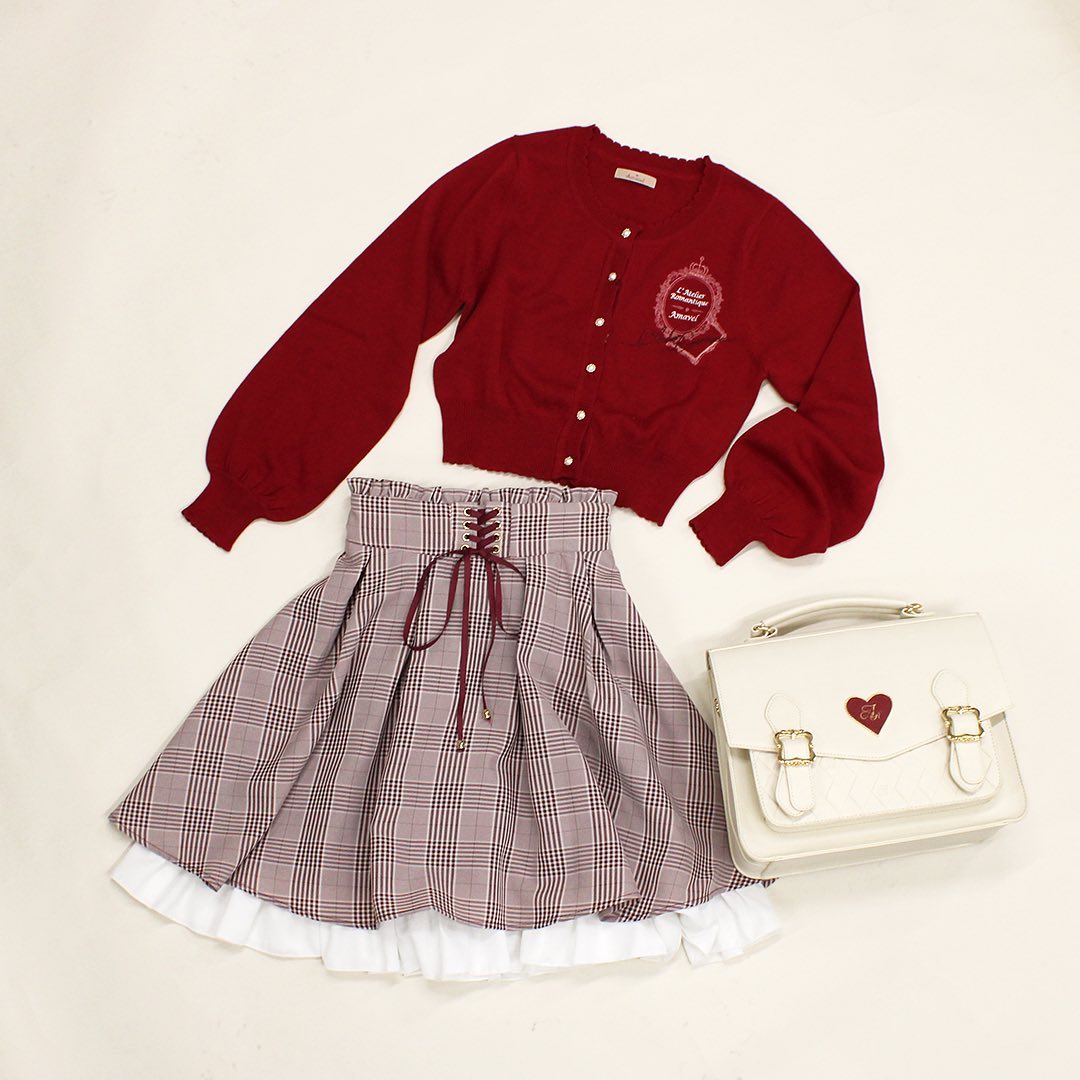 Amavel ワンピース 赤 参戦服 推しカラー 赤推しコーデ♡ #amavel