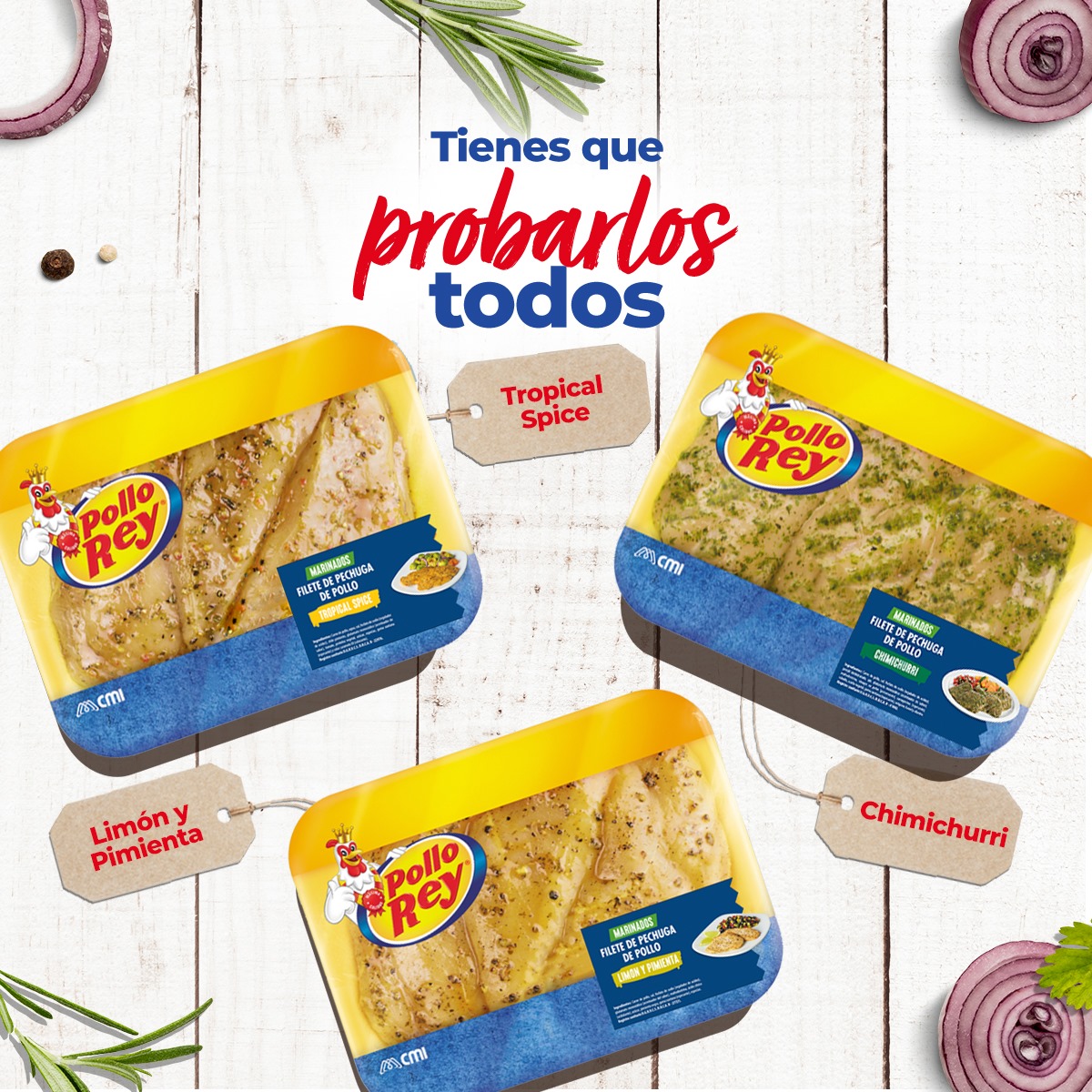 Pollo Rey - 😌🍽 Nuestros Marinados de Pollo Rey te...