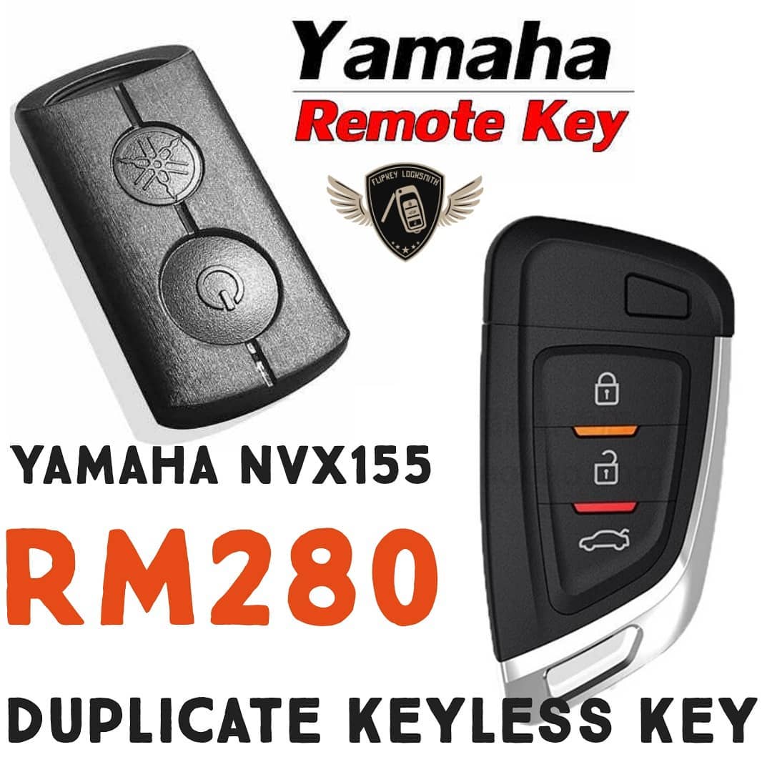 Yamaha NVX155 Motor Keyless Duplicate... - flipkeylocksmith | Facebook