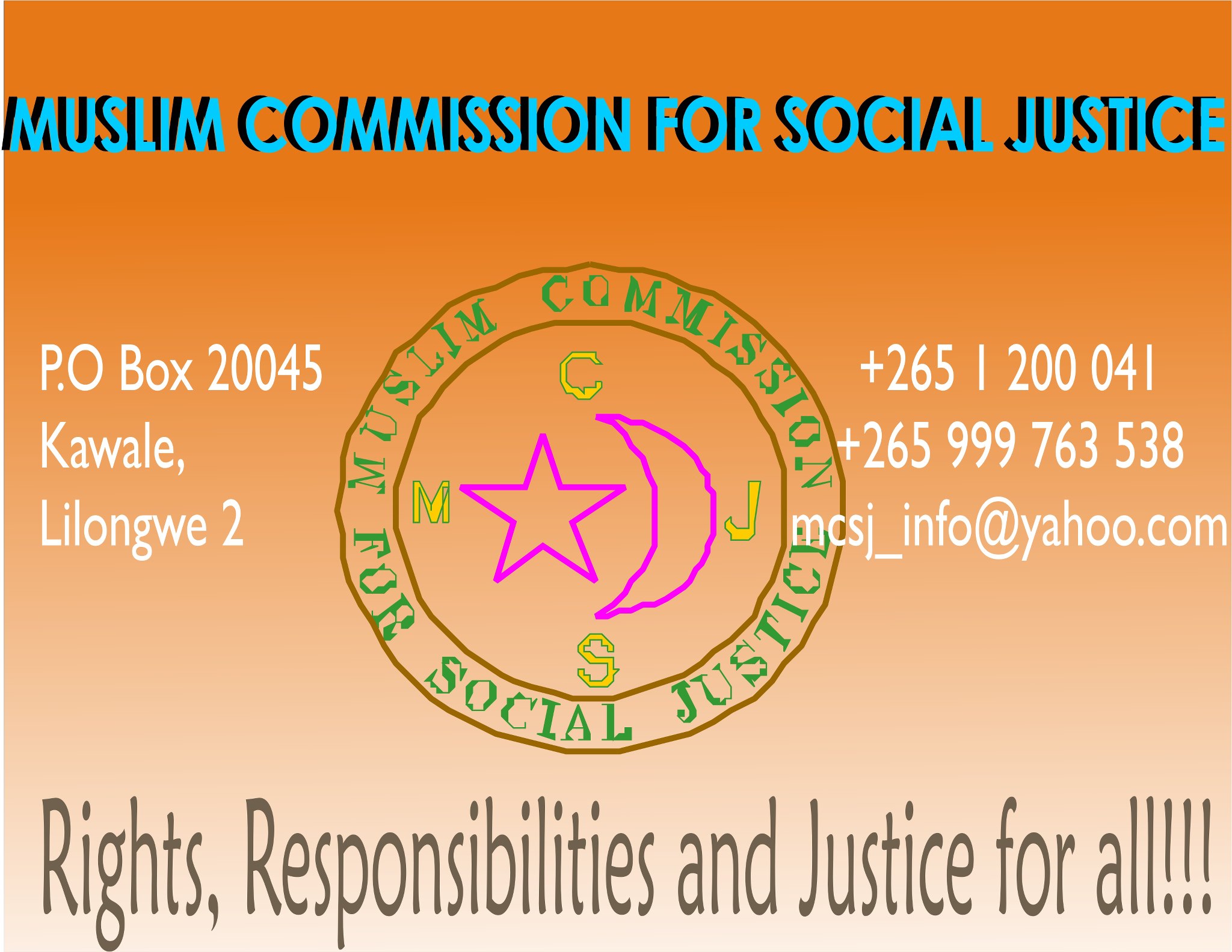 Muslim Commission for Social Justice (MCSJ) | Lilongwe